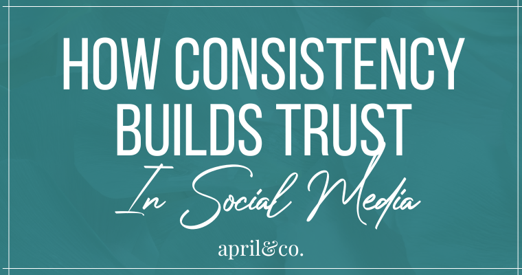 Consistency Build Trust in Social Media